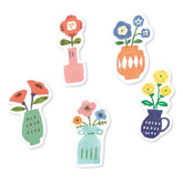 My Series Washi Flake Stickers - Flowers - Furukawa Shiko - Default Title by Techo Treats Stationery