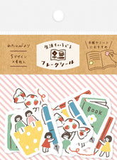 My Series Washi Flake Stickers - Otasuke Kobito - Furukawa Shiko - Default Title by Techo Treats Stationery
