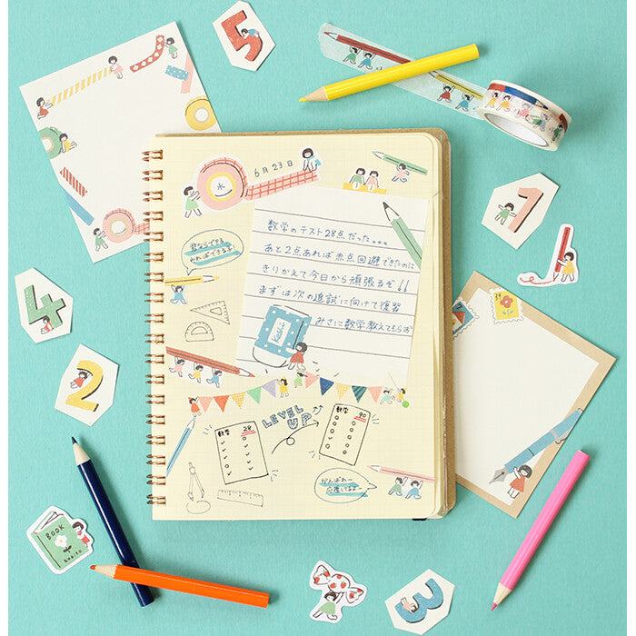My Series Washi Flake Stickers - Otasuke Kobito - Furukawa Shiko - Default Title by Techo Treats Stationery