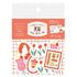 My Series Washi Flake Stickers - Red Series - Furukawa Shiko - Default Title by Techo Treats Stationery