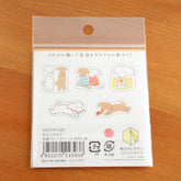 My Series Washi Flake Stickers - Yuruinu - Furukawa Shiko - Default Title by Techo Treats Stationery