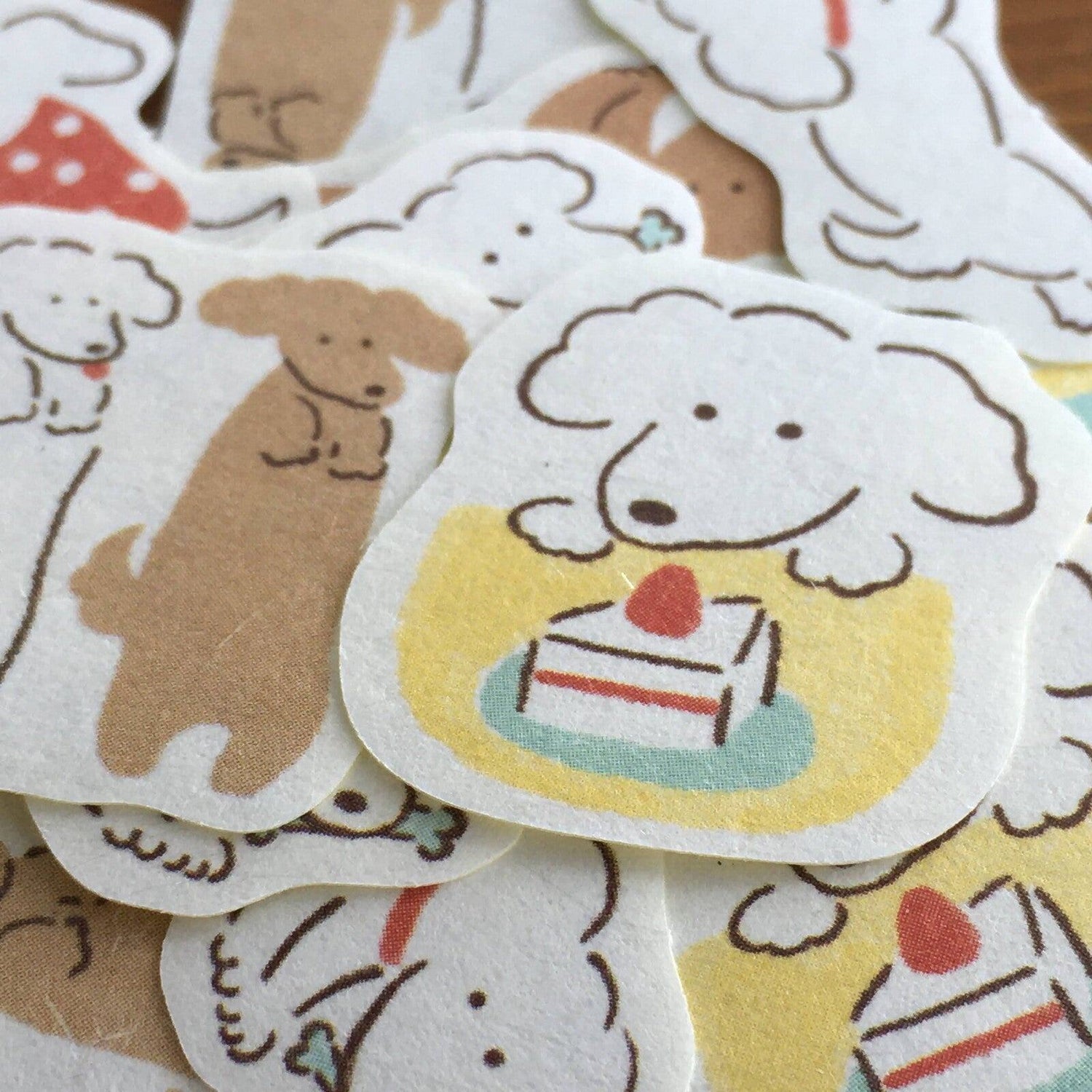 My Series Washi Flake Stickers - Yuruinu - Furukawa Shiko - Default Title by Techo Treats Stationery