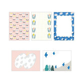 Nakanoemi OTEGARU MEMO - Spring Walk - Papier Platz - Default Title by Techo Treats Stationery