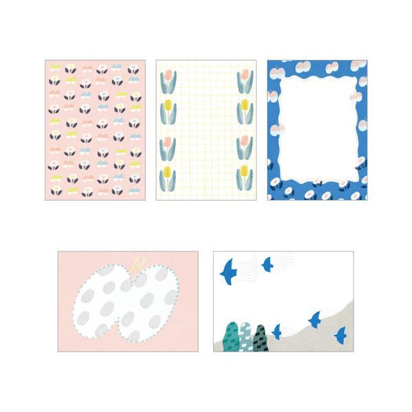 Nakanoemi OTEGARU MEMO - Spring Walk - Papier Platz - Default Title by Techo Treats Stationery