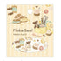 Nakauchi Waka Flake Seal - Bear and Sewing - Papier Platz - Default Title by Techo Treats Stationery