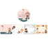 Nakauchi Waka Roll Sticky Notes - Bear and Sweets - Techo Treats