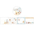 Nakauchi Waka Roll Sticky Notes - Rabbit and Coffee - Papier Platz - Default Title by Techo Treats Stationery