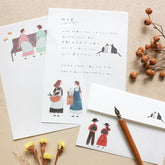 Necktie Letter Pad - chat - cozyca products - Default Title by Techo Treats Stationery