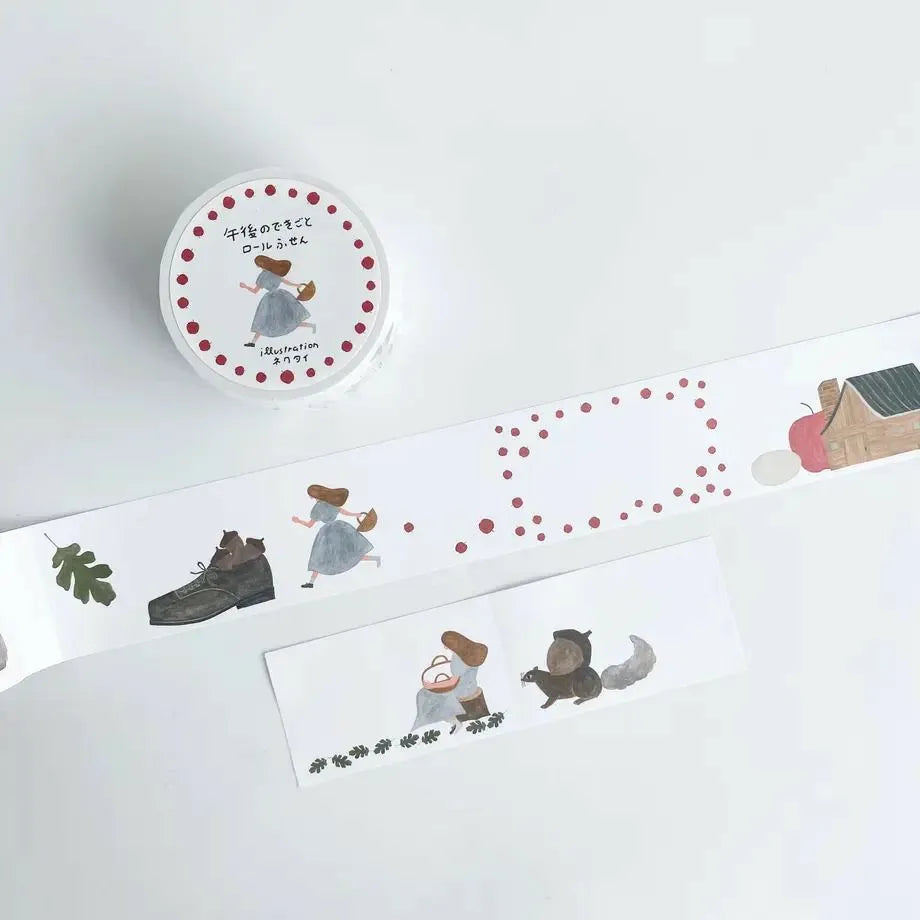 Necktie Roll Sticky Notes - Afternoon Happenings - TEGAMISHA - Default Title by Techo Treats Stationery