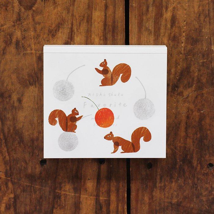 Nishi Shuku Block Memo - Favorite - cozyca products - Default Title by Techo Treats Stationery
