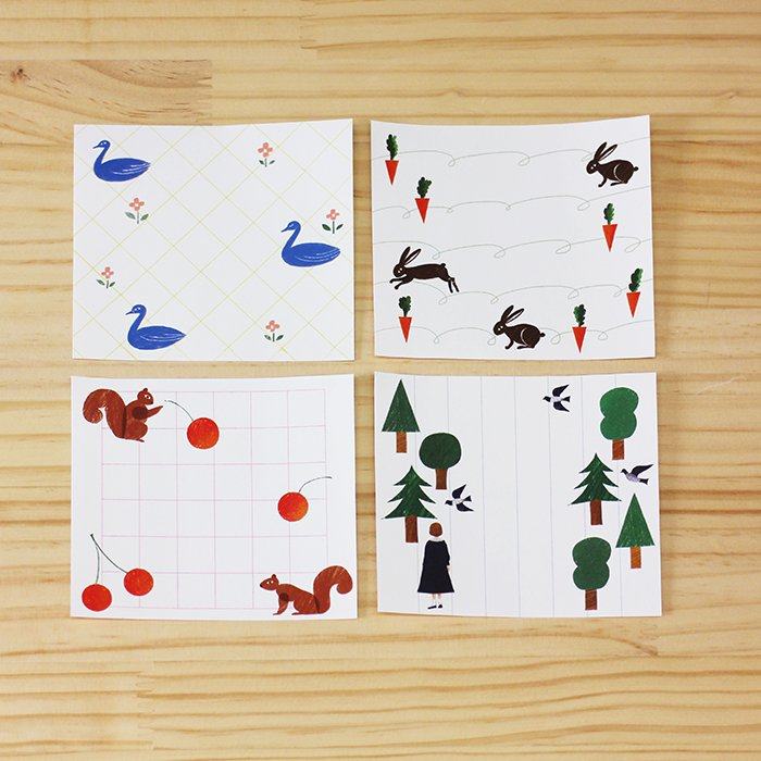 Nishi Shuku Block Memo - Favorite - cozyca products - Default Title by Techo Treats Stationery