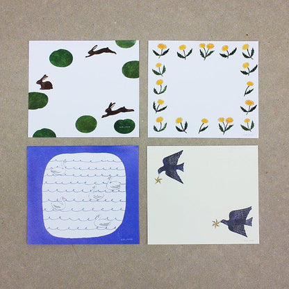 Nishi Shuku Block Memo - grassland - cozyca products - Default Title by Techo Treats Stationery