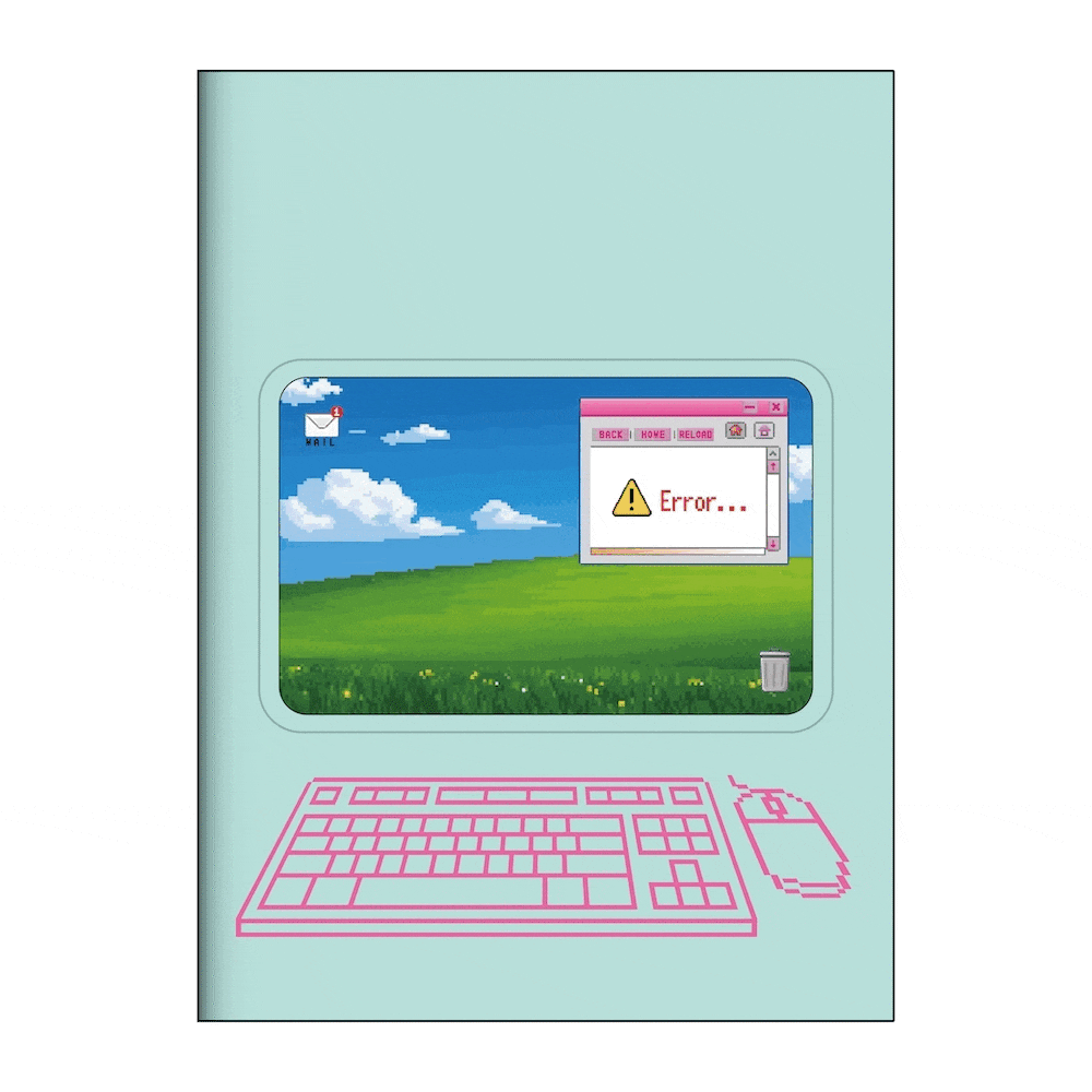 NOLTY Bindex MOVE Mini 6 Binder Sticker Book - Computer - Default Title by Techo Treats Stationery