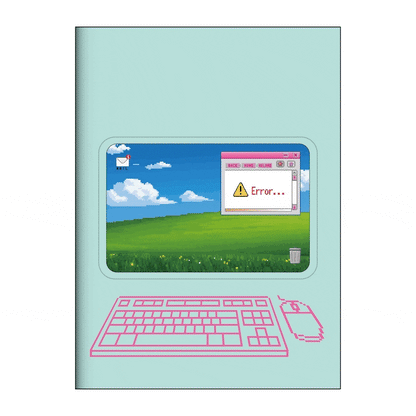 NOLTY Bindex MOVE Mini 6 Binder Sticker Book - Computer - Default Title by Techo Treats Stationery
