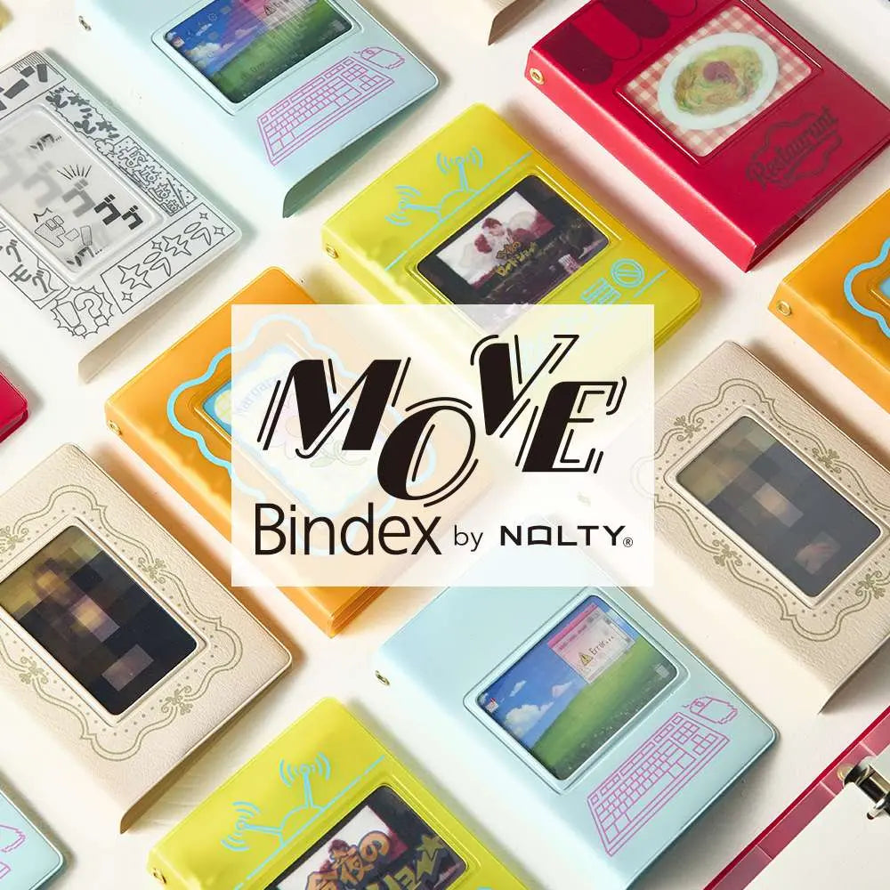 NOLTY Bindex MOVE Mini 6 Binder Sticker Book - Computer - Default Title by Techo Treats Stationery