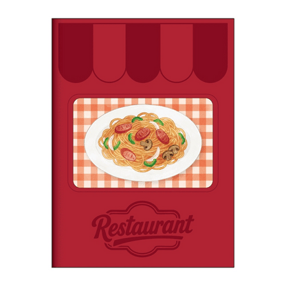NOLTY Bindex MOVE Mini 6 Binder Sticker Book - Restaurant - Default Title by Techo Treats Stationery