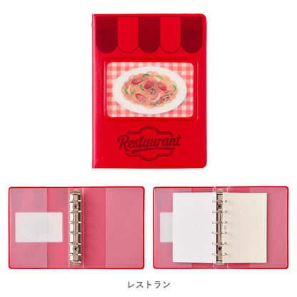 NOLTY Bindex MOVE Mini 6 Binder Sticker Book - Restaurant - Default Title by Techo Treats Stationery