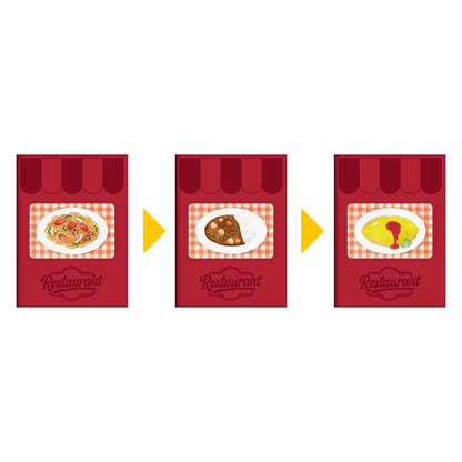 NOLTY Bindex MOVE Mini 6 Binder Sticker Book - Restaurant - Default Title by Techo Treats Stationery