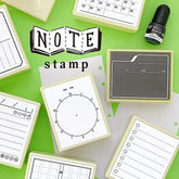 NOTE Pre-inked Stamp Set for Planner - Diary - Kodomo no Kao - Default Title by Techo Treats Stationery