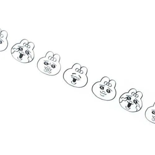 Opanchu Usagi Panty Rabbit CORO-RE Rolling Stamp - Sky Blue - KAMIO JAPAN - Default Title by Techo Treats Stationery