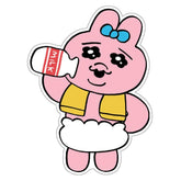 Opanchu Usagi Panty Rabbit Mini Deco Sticker - Milk - Sun-Star Stationery - Default Title by Techo Treats Stationery