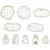 OSHABERI Speech Bubble Flake Stickers - Girl - KAMIO JAPAN - Default Title by Techo Treats Stationery