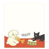 Paper Hill Bookstore Memo Pad - Forest Music Corps - Furukawa Shiko - Default Title by Techo Treats Stationery