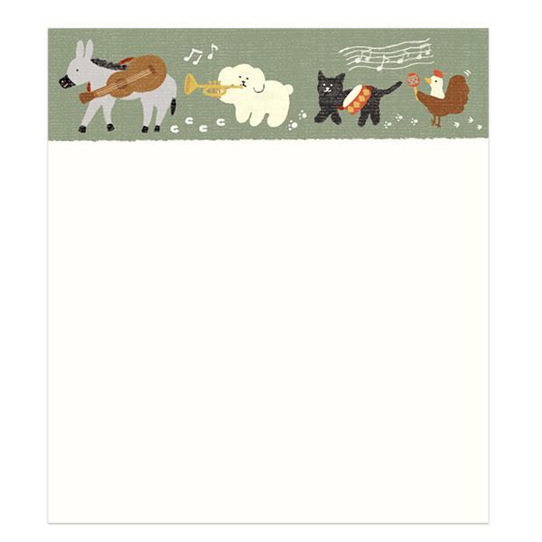Paper Hill Bookstore Memo Pad - Forest Music Corps - Furukawa Shiko - Default Title by Techo Treats Stationery