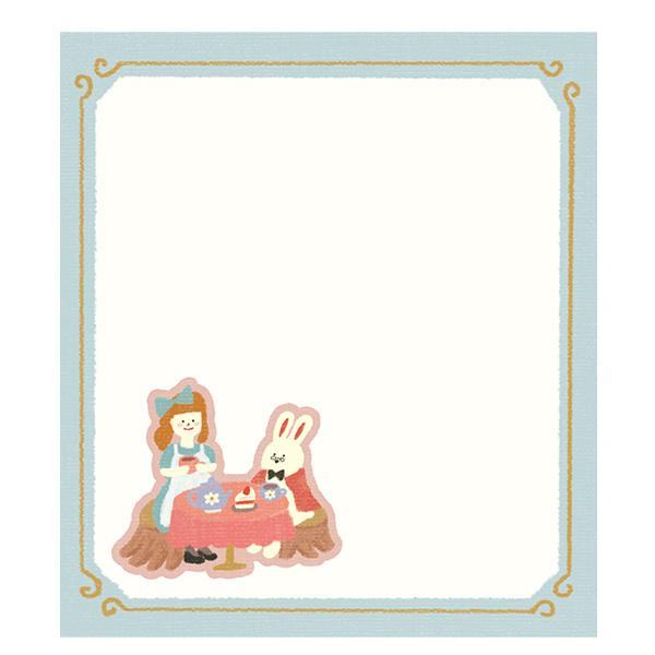 Paper Hill Bookstore Memo Pad - Rabbit Teatime - Furukawa Shiko - Default Title by Techo Treats Stationery
