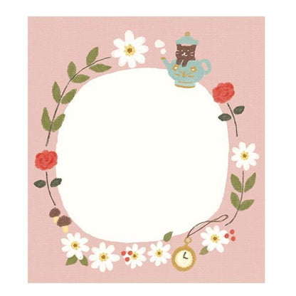 Paper Hill Bookstore Memo Pad - Rabbit Teatime - Furukawa Shiko - Default Title by Techo Treats Stationery