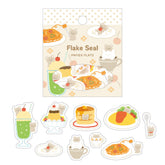 Papier Flake Seal - Bear Cafe - Papier Platz - Default Title by Techo Treats Stationery