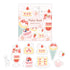 Papier Flake Seal - Rabbit and Strawberry Dessert - Techo Treats