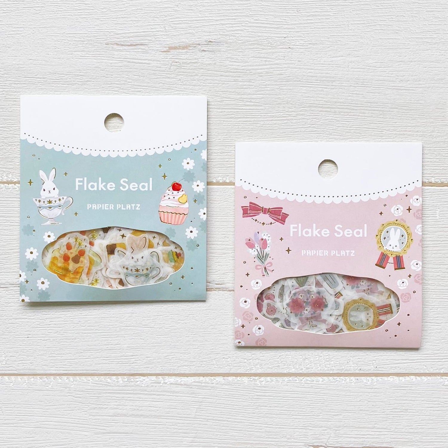 Papier Flake Seal - Sweet Bunny - Papier Platz - Default Title by Techo Treats Stationery