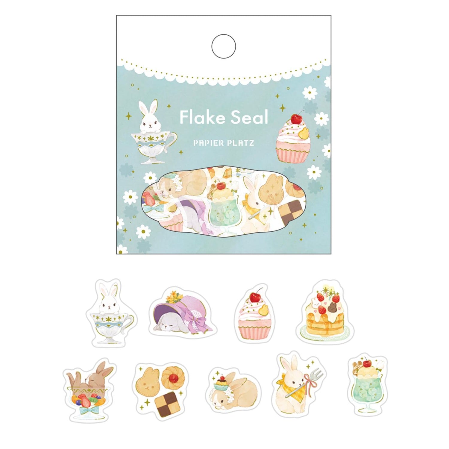 Papier Graphics Flake Seal - Little Girly - Papier Platz - Default Title by Techo Treats Stationery