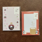 Papier OTEGARU MEMO - Shiba Inu and Japanese Sweets - Techo Treats