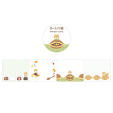 Papier Roll Sticky Notes - Shiba Inu and Japanese Sweets - Papier Platz - Default Title by Techo Treats Stationery