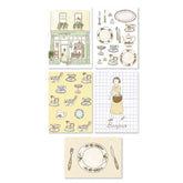 Paris Street Walking Deco Seal - Antique - Furukawa Shiko - Default Title by Techo Treats Stationery