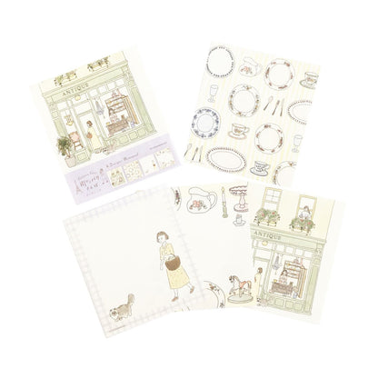 Paris Street Walking Memo Pad - Antique - Furukawa Shiko - Default Title by Techo Treats Stationery