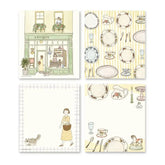Paris Street Walking Memo Pad - Antique - Furukawa Shiko - Default Title by Techo Treats Stationery