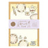 Paris Street Walking Mini Letter Set - Antique - Furukawa Shiko - Default Title by Techo Treats Stationery