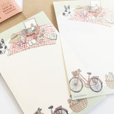 Paris Street Walking Mini Letter Set - Picnic - Furukawa Shiko - Default Title by Techo Treats Stationery