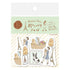 Paris Street Walking Washi Flake Seal - Picnic - Techo Treats