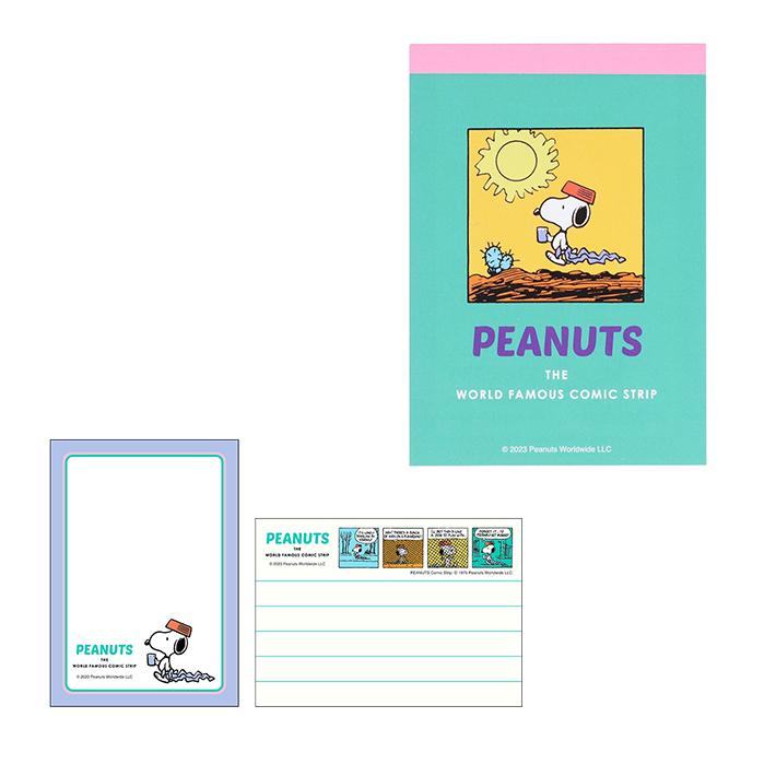 PEANUTS Petit Collection Vol. 2 - Snoopy Mini Memo - Green - Sun-Star Stationery - Default Title by Techo Treats Stationery