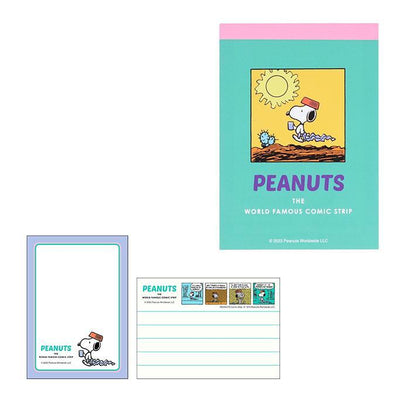 PEANUTS Petit Collection Vol. 2 - Snoopy Mini Memo - Green - Sun-Star Stationery - Default Title by Techo Treats Stationery