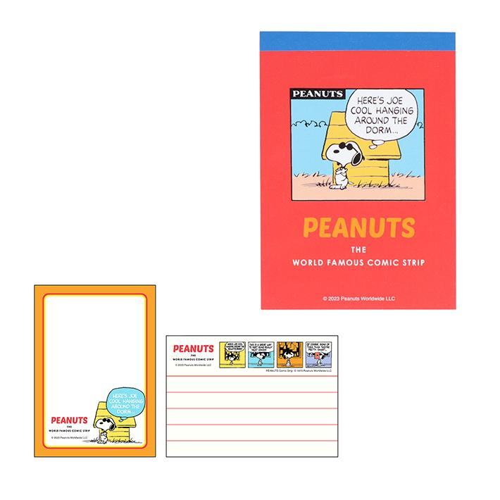 PEANUTS Petit Collection Vol. 2 - Snoopy Mini Memo - Red - Techo Treats