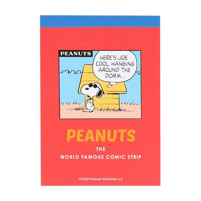 PEANUTS Petit Collection Vol. 2 - Snoopy Mini Memo - Red - Techo Treats