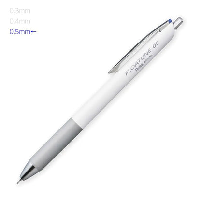 Pentel FLOATUNE Oil-based Ballpoint Pen 0.5mm (3 colors) - Blue (0.5mm) by Techo Treats Stationery