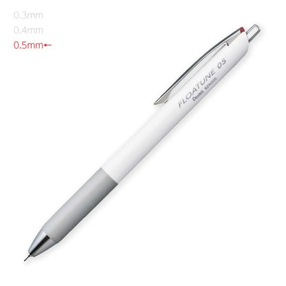 Pentel FLOATUNE Oil-based Ballpoint Pen 0.5mm (3 colors) - Red (0.5mm) by Techo Treats Stationery