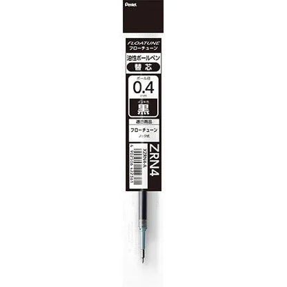 Pentel FLOATUNE Oil-based Ballpoint Pen Refill 0.4mm (3 colors) - Black (0.4mm) by Techo Treats Stationery