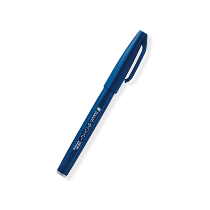Pentel Fude Touch Brush Sign Pen - Series 1 (18 colors) - Blue Black by Techo Treats Stationery